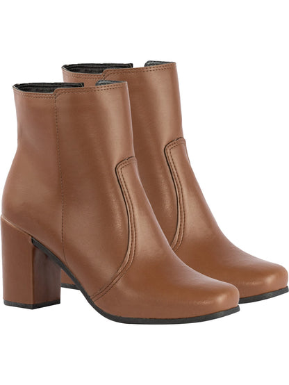 Bota feminina, bota de couro, bota cano curto, bota coturno feminina, botas salto baixo, bota salto médio, bota confortável