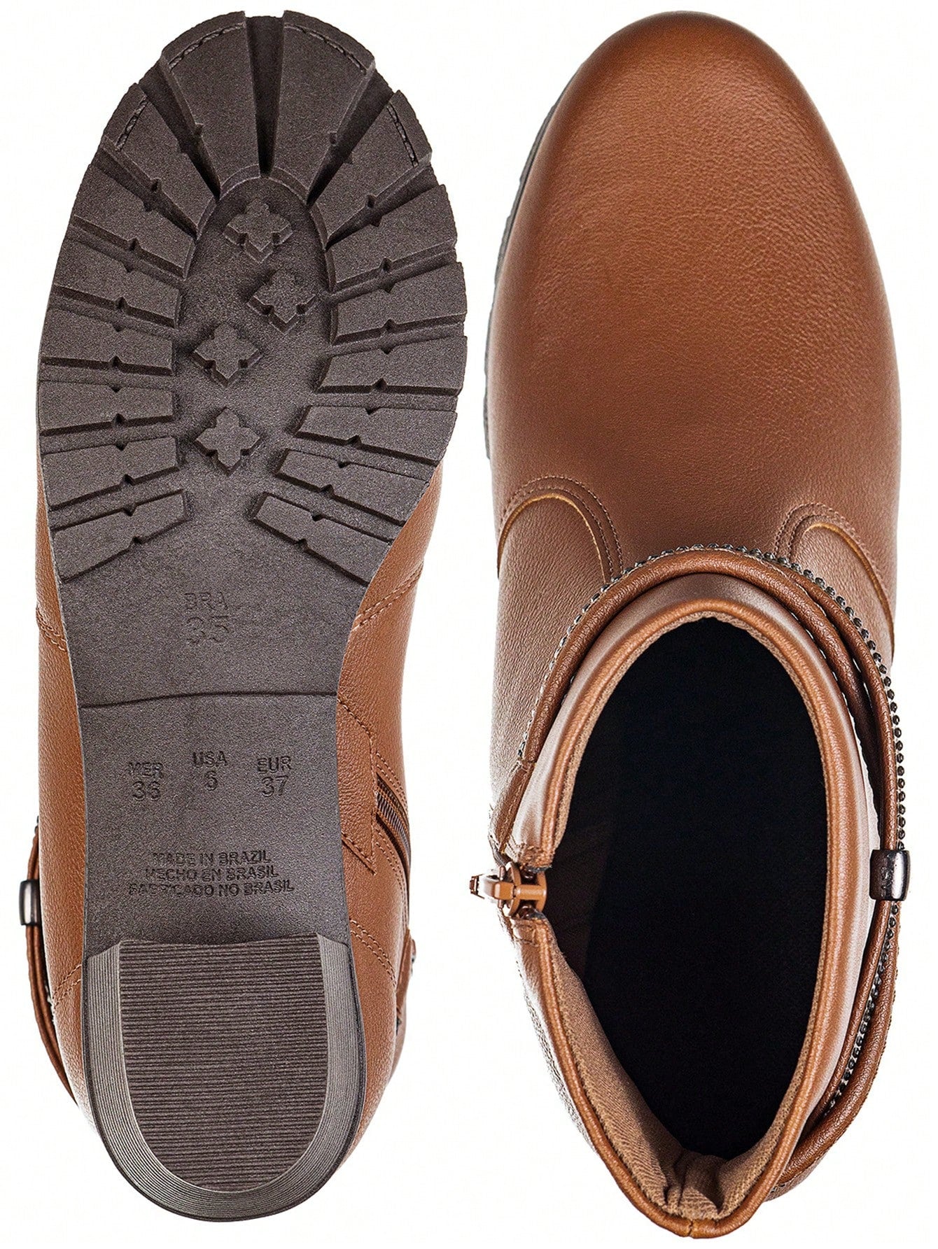 Bota feminina, bota de couro, bota cano curto, bota coturno feminina, botas salto baixo, bota salto médio