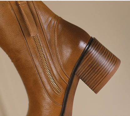 Bota de Couro Cano Curto | Vancuver