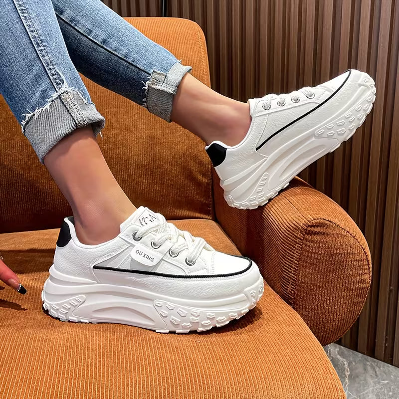 Tênis Feminino Ortopédico Branco| Plus Confort
