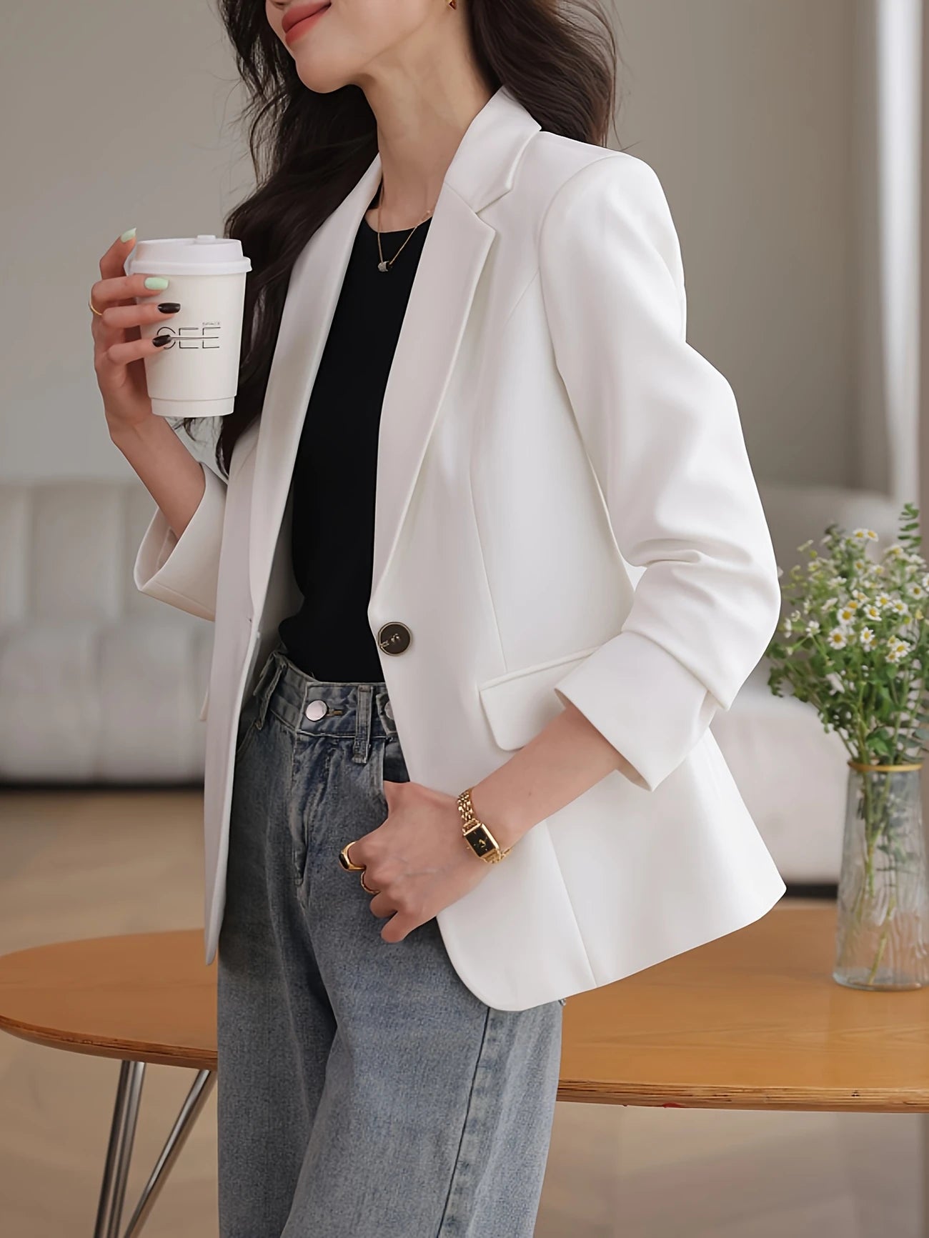 Blazer-Feminino-Branco-Cristine
