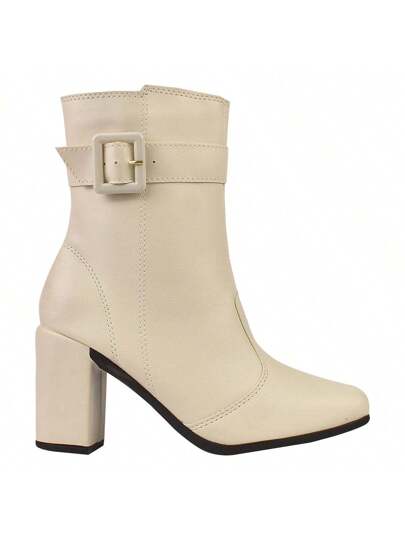 Bota-Feminina-Cano-Curto-Com-Fivela-Bege
