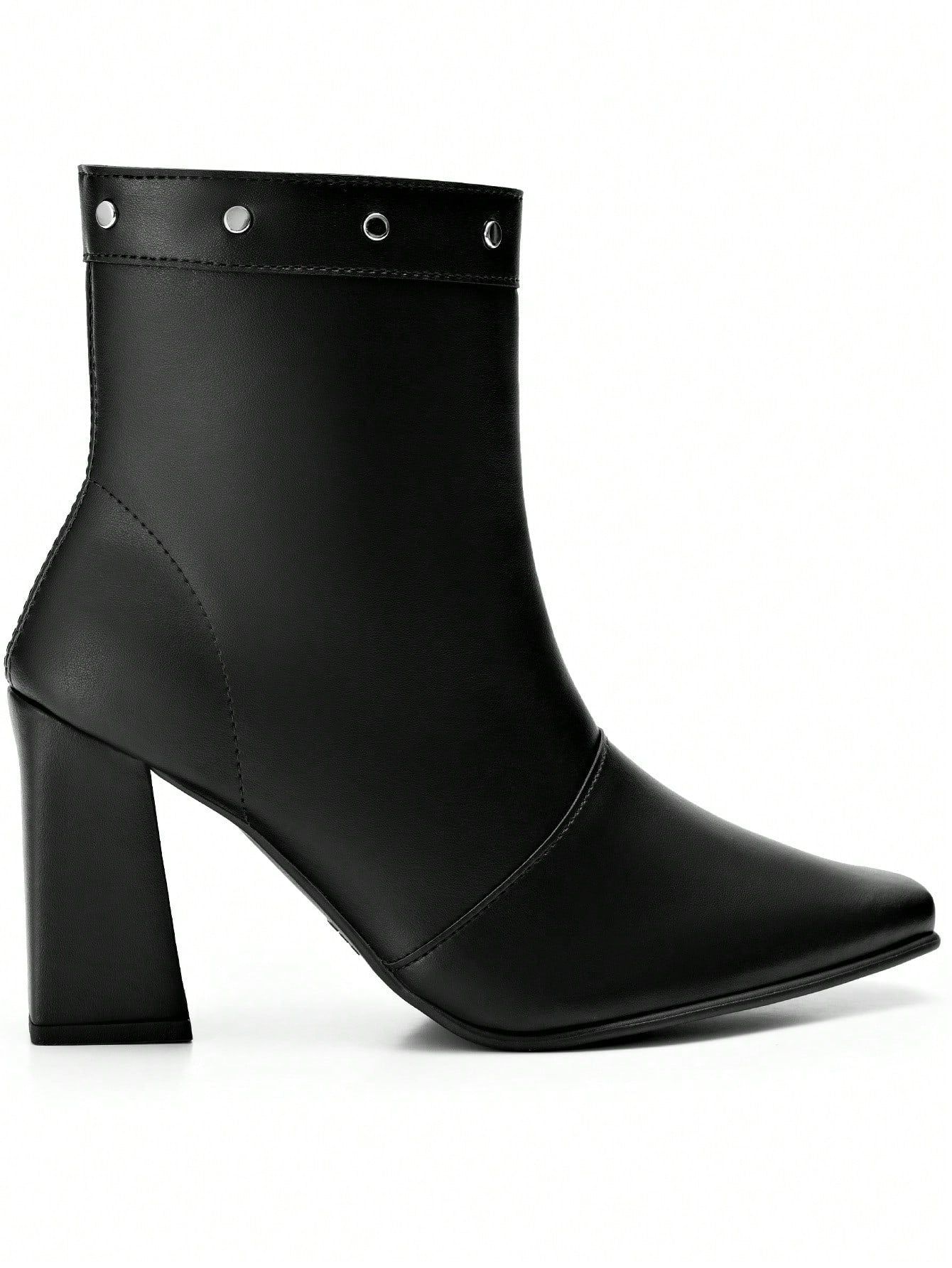 Bota-Feminina-Cano-Curto-Salto-Alto-Preta