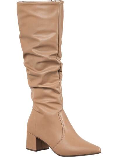 Bota-Feminina-Cano-Longo-Bege-Enrugado