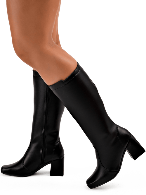 Bota-Feminina-Cano-Longo-Salto-Grosso-Preta