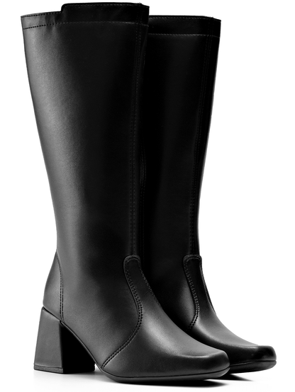 Bota-Feminina-Cano-Longo-Salto-Grosso-Preta