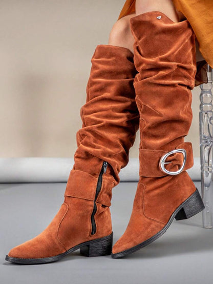 Bota Feminina Montaria Cano Longo Premium Antiderrapante