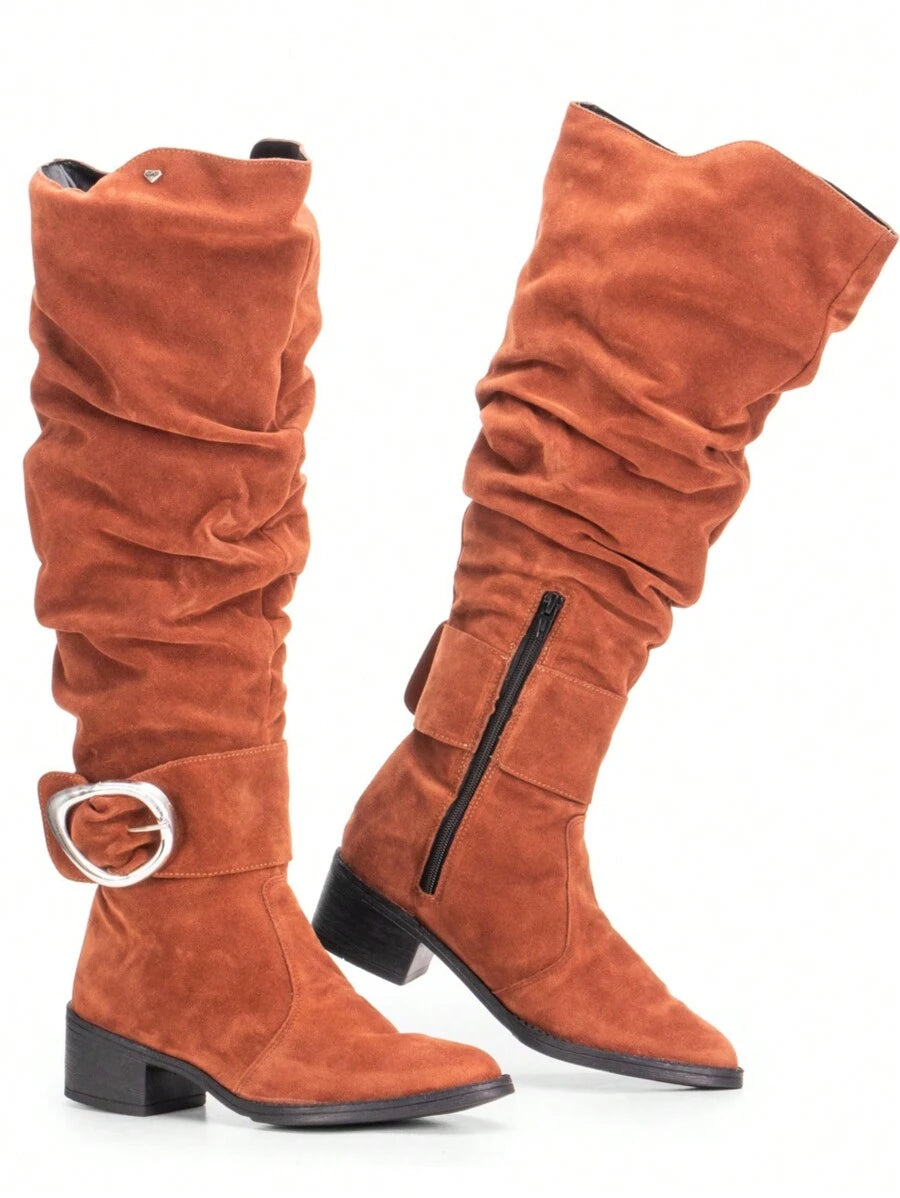 Bota Feminina Montaria Cano Longo Premium Antiderrapante