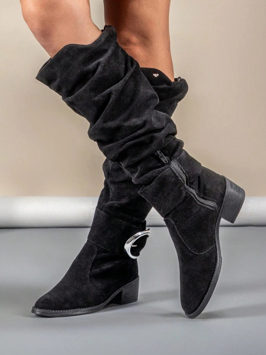 Bota Feminina Montaria Cano Longo Premium Antiderrapante