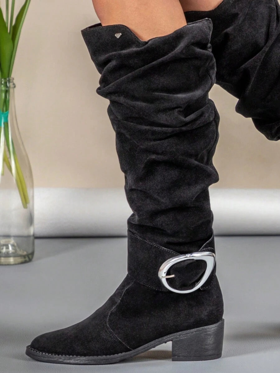 Bota Feminina Montaria Cano Longo Premium Antiderrapante