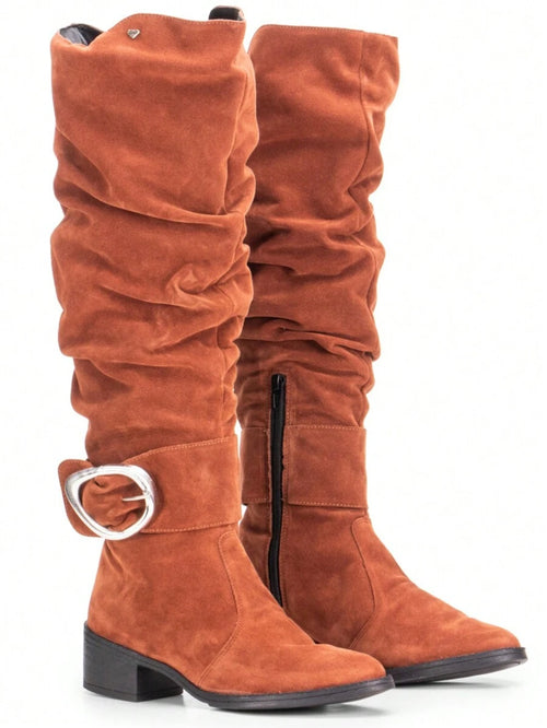 Bota Feminina Montaria Cano Longo Premium Antiderrapante