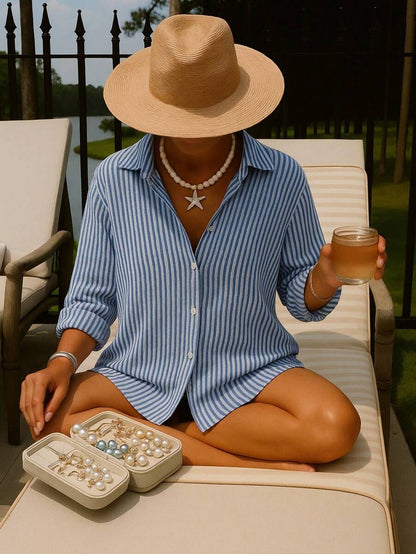 Camisa-Saída-de-Praia-em-Linho