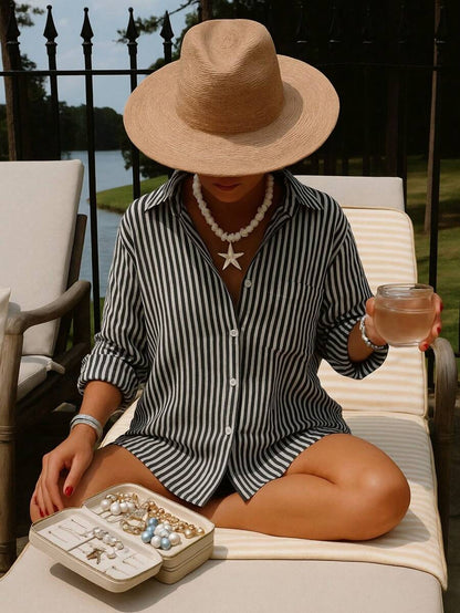 Camisa-Saída-de-Praia-em-Linho