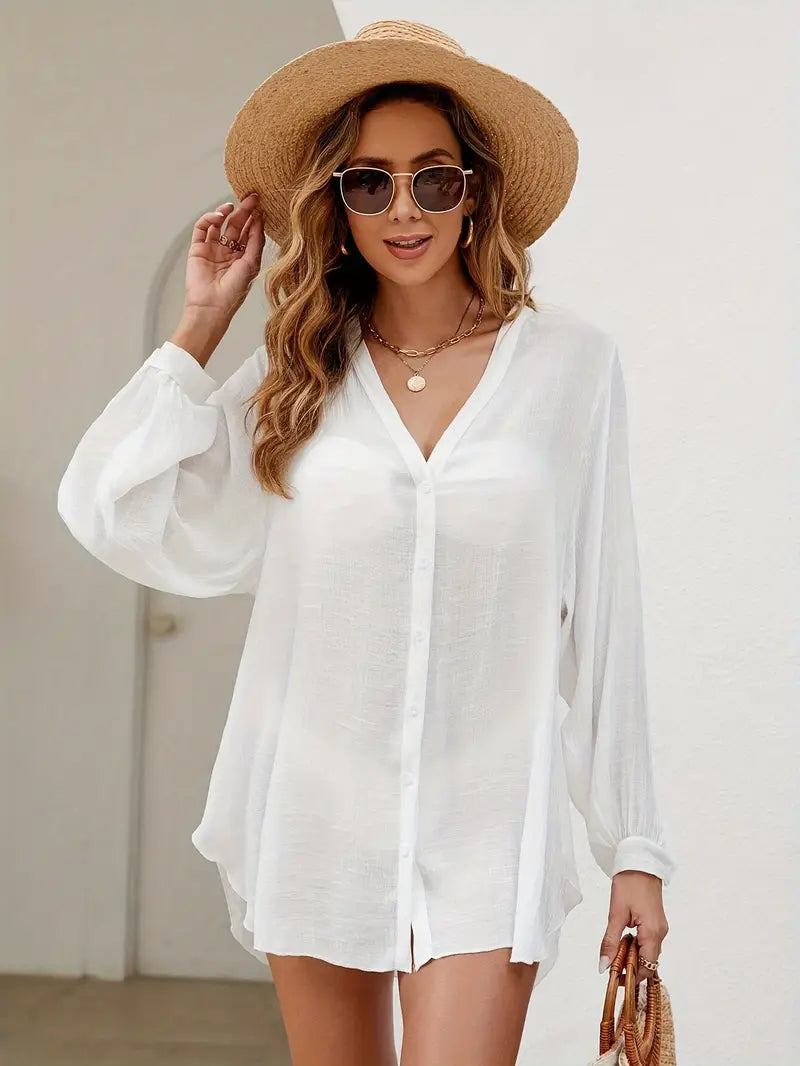 Camisa-de-Praia-Branca-Glória