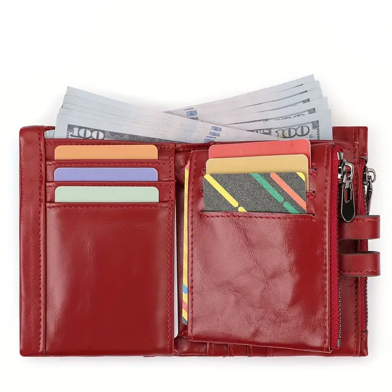 Carteira-Feminina-Pequena-de-Couro-Liz