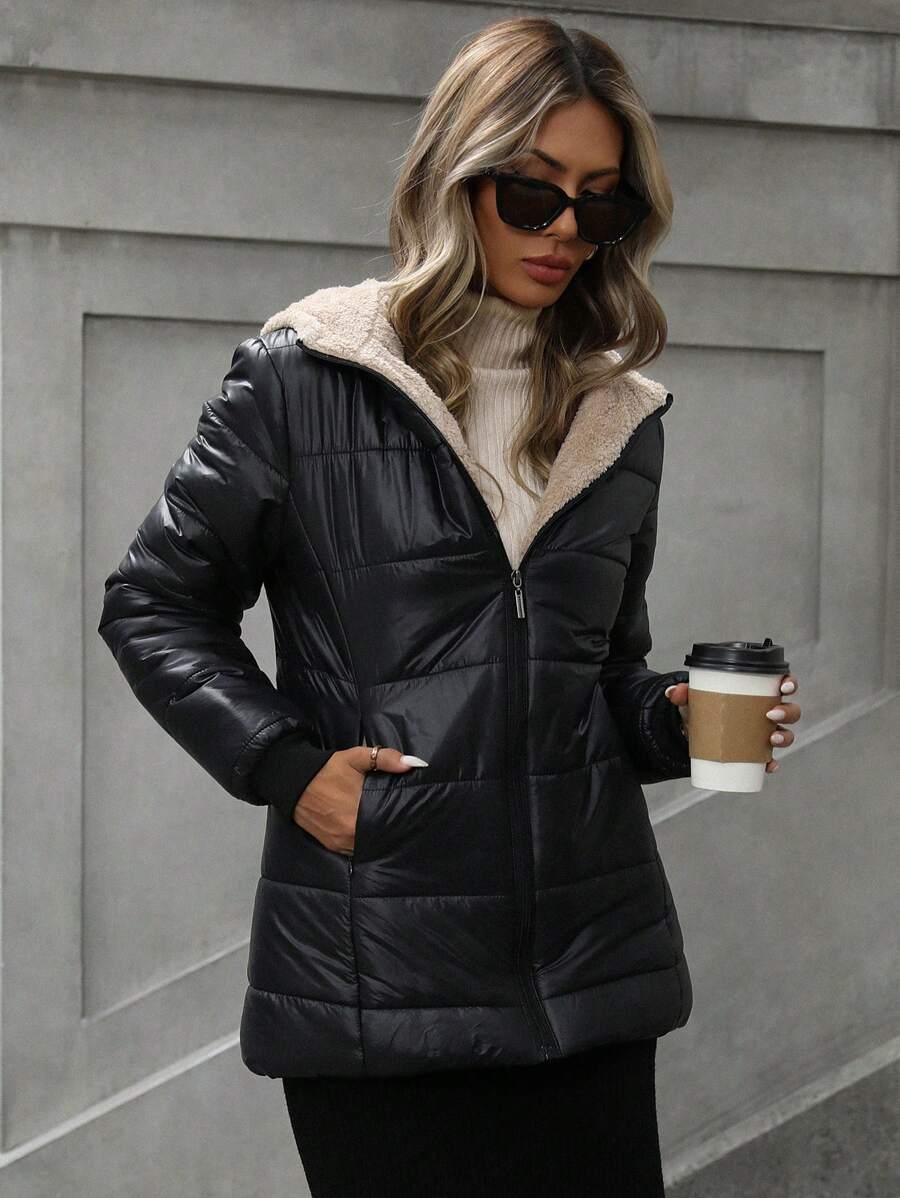 Casaco-Feminino-Com-Touca-Peluciado-Nick