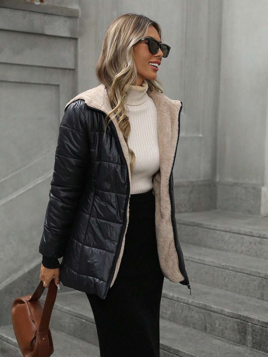 Casaco-Feminino-Com-Touca-Peluciado-Nick