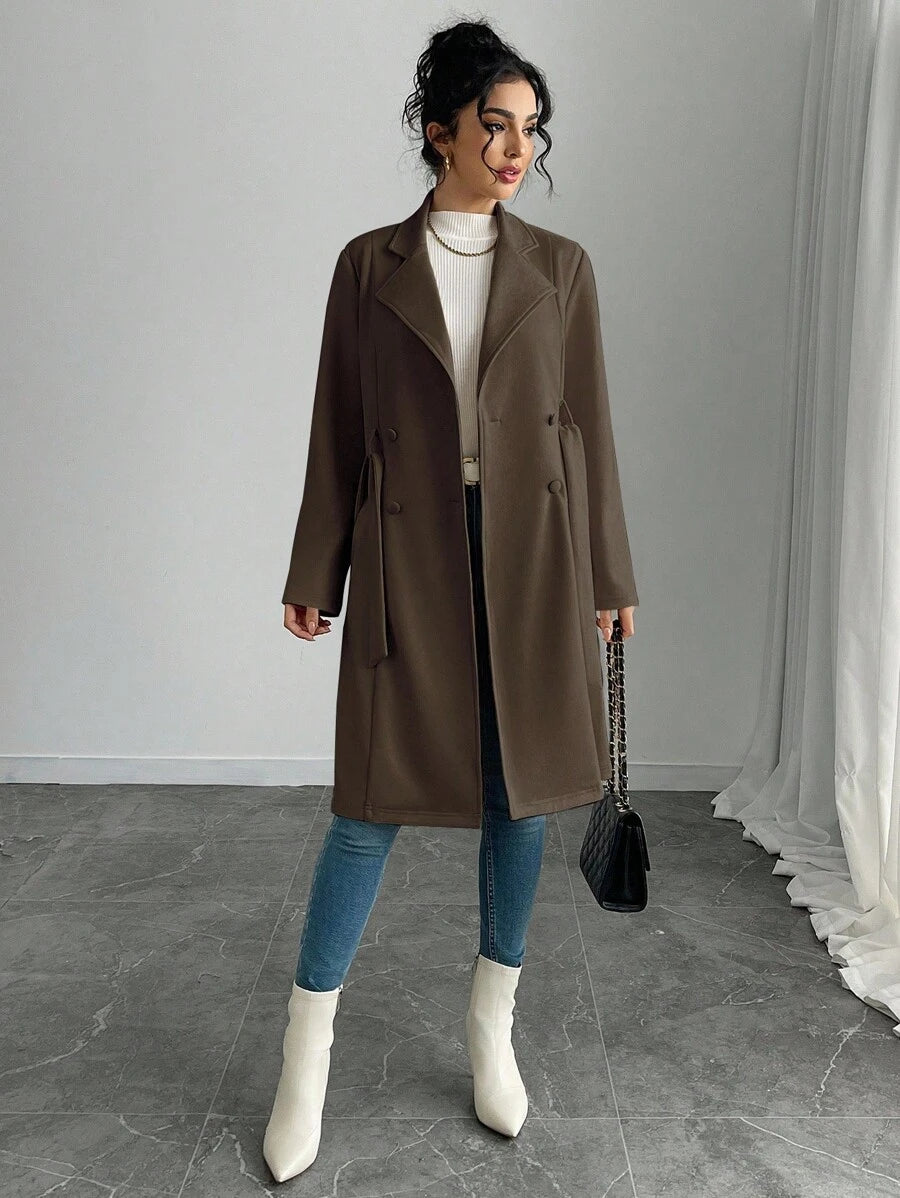 Casaco-Feminino-Longo-Café