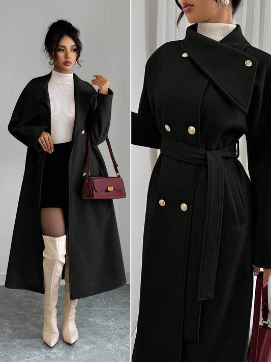 Casaco-Feminino-Preto-Longo