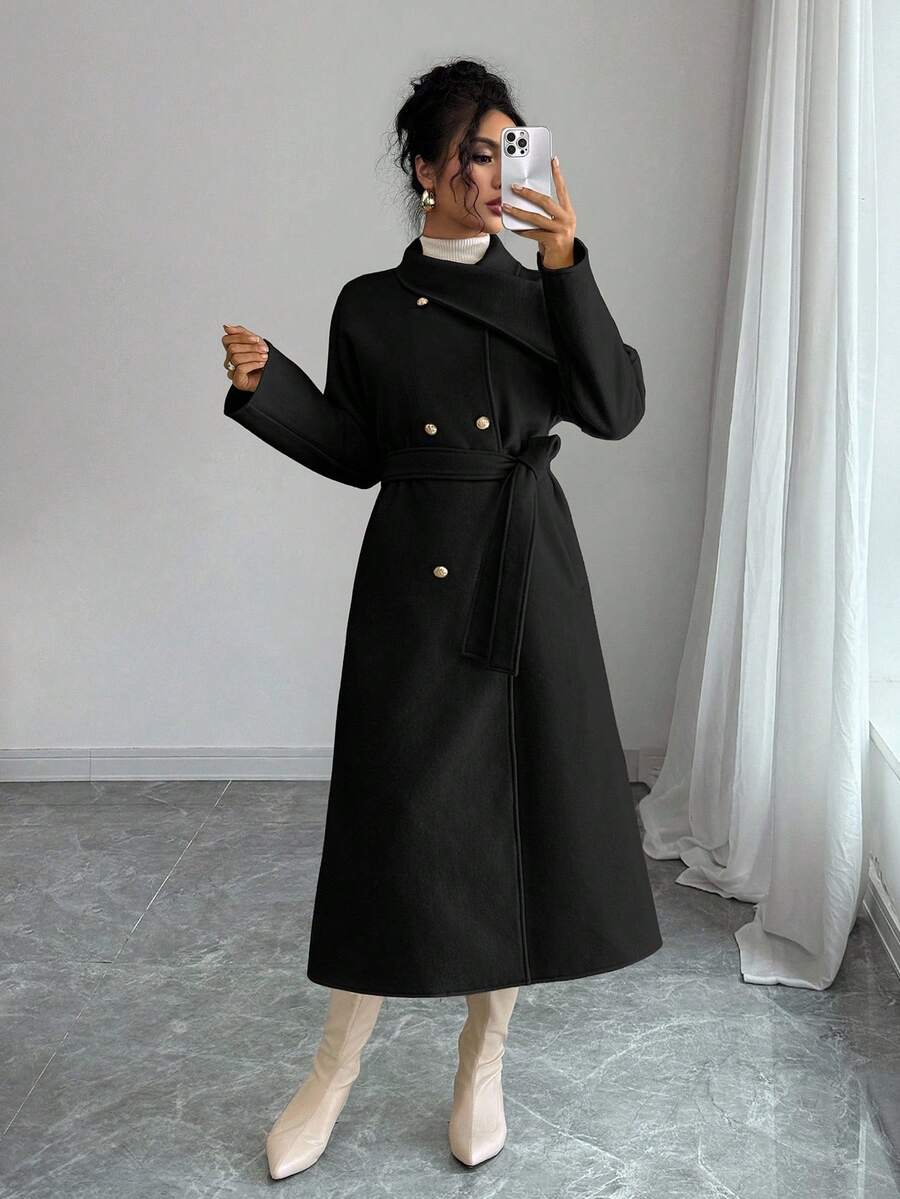 Casaco-Feminino-Preto-Longo