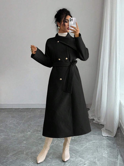 Casaco-Feminino-Preto-Longo