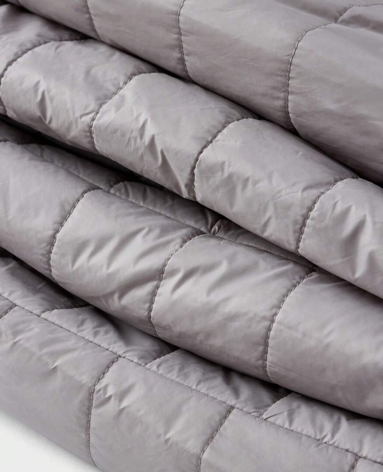 Casaco-Feminino-Puffer-com-Touca-Cinza