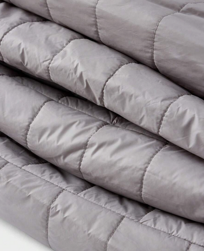 Casaco-Feminino-Puffer-com-Touca-Cinza