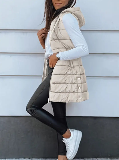 Colete-Feminino-Puffer-com-Touca-Damasco