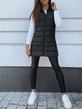 Colete-Feminino-Puffer-com-Touca-Preta