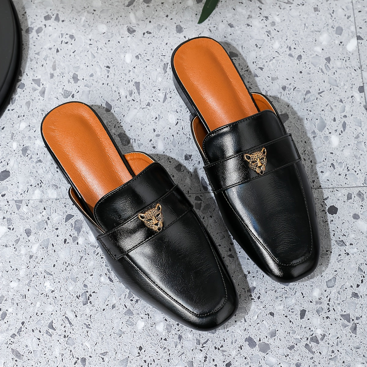 Mule Feminino Bico Quadrado Loafer