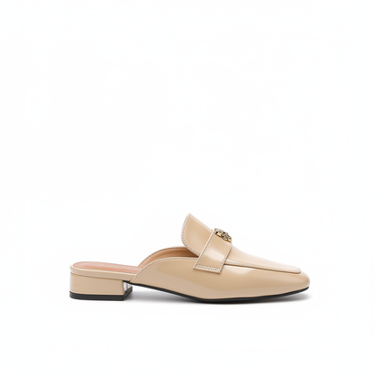 Mule Feminino Bico Quadrado Loafer