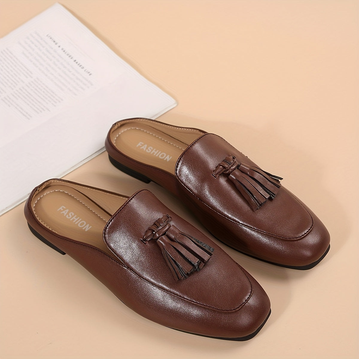 Mule Feminino Mocassim Tassel