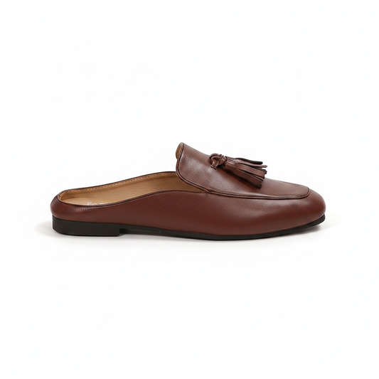 Mule Feminino Mocassim Tassel