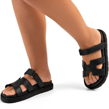 Papete-Sandália-Feminina-Com-fecho-ajustável