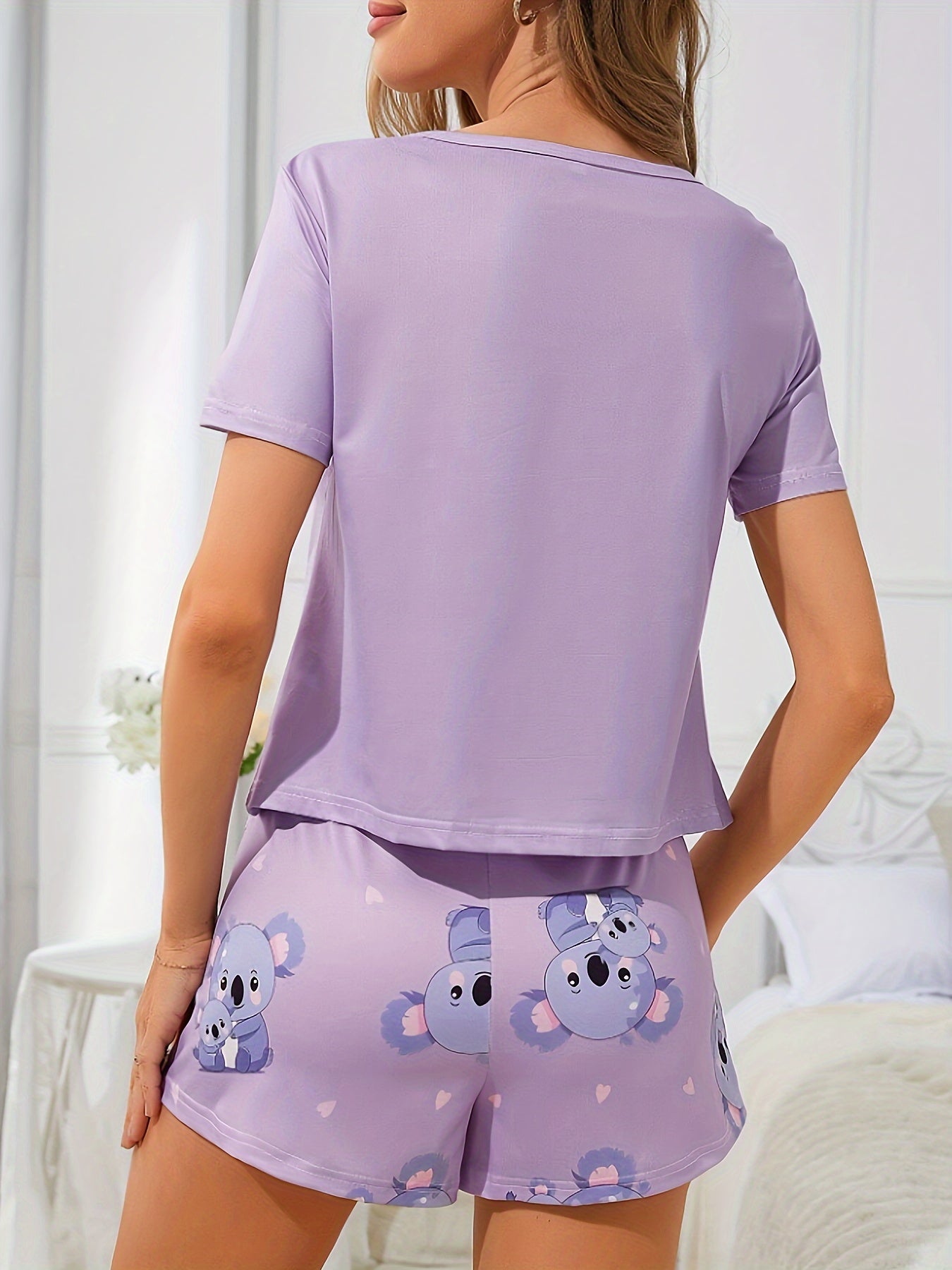 Pijama-Feminino-Curto-Coala