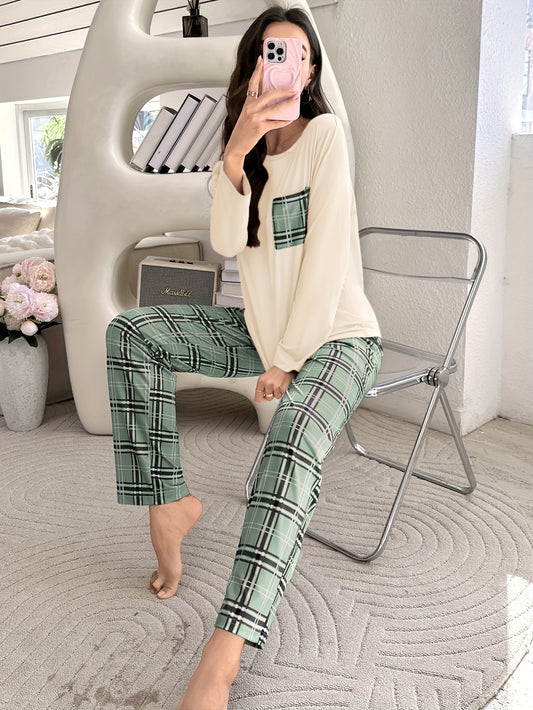 Pijama-Feminino-Inverno-Verde-Mika