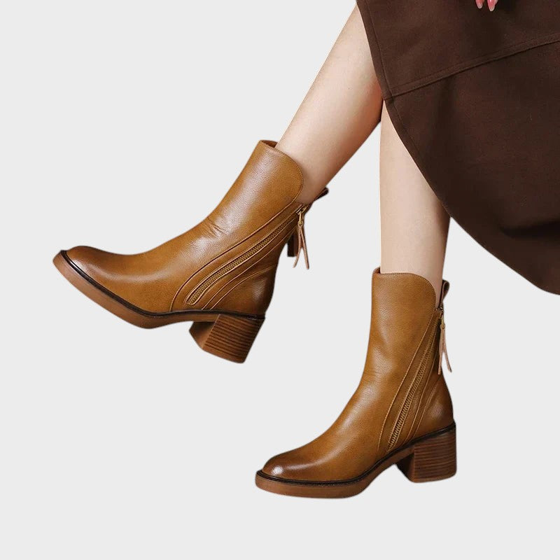 Bota de Couro Cano Curto | Vancuver