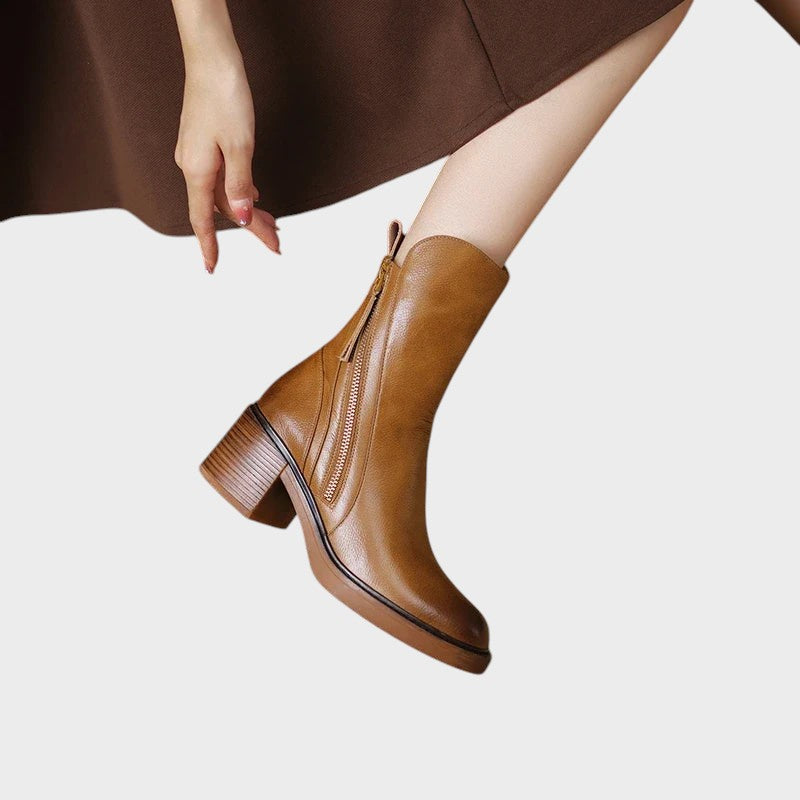 Bota de Couro Cano Curto | Vancuver