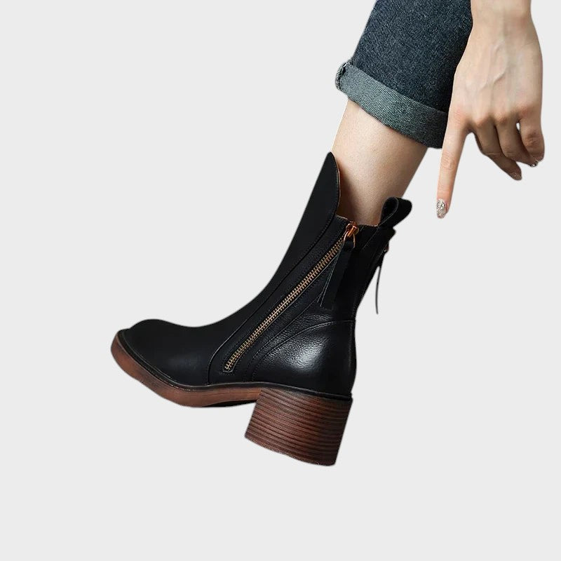 Bota de Couro Cano Curto | Vancuver
