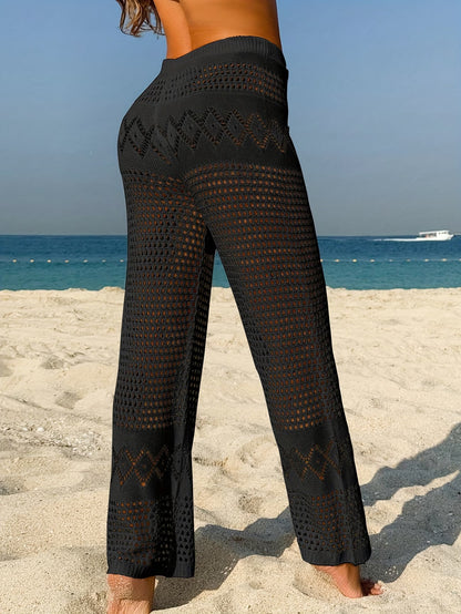 Saída-de-Praia-Calça-de-Crochê-Preta