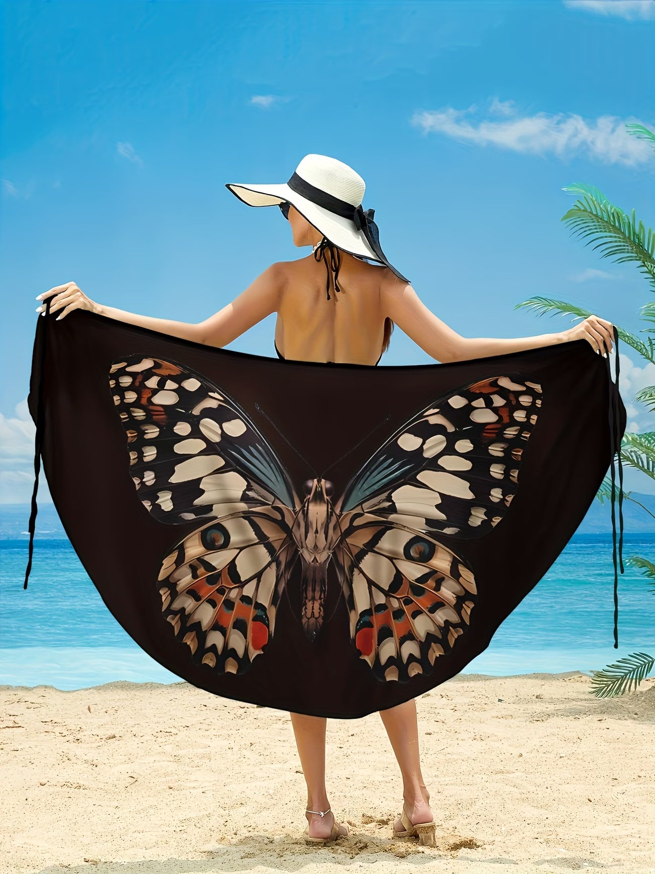 Saída-de-Praia-Vestido-Transpassado-Com-Estampa
