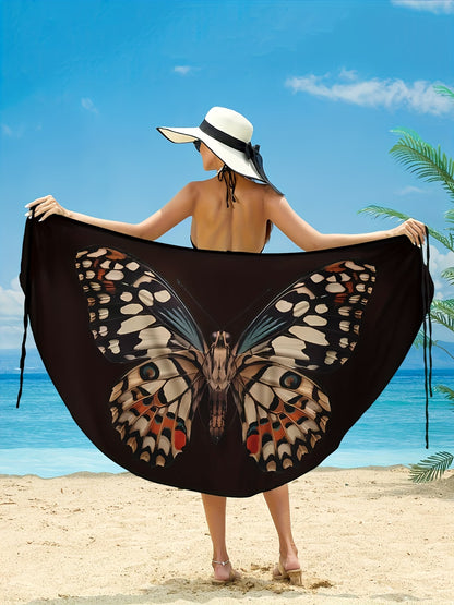 Saída-de-Praia-Vestido-Transpassado-Com-Estampa