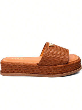 Sandália-Feminina-Flatform-Lumis-Bege