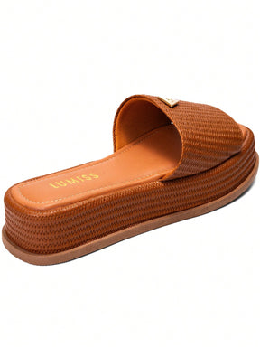 Sandália-Feminina-Flatform-Lumis-Bege