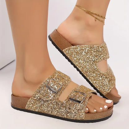 Sandália-Feminina-Dourada-D'Killer