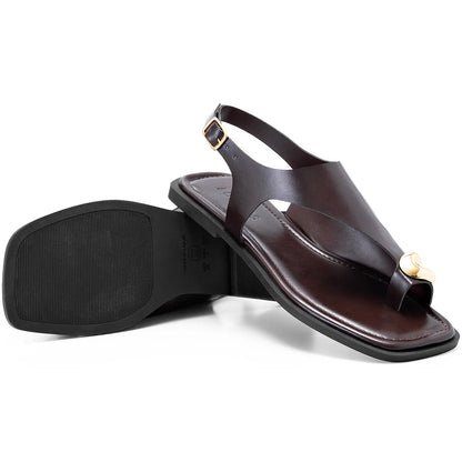 Sandália-Feminina-Rasteira-Flat-Metalizada