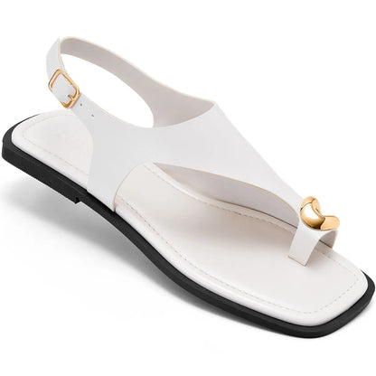 Sandália-Feminina-Rasteira-Flat-Metalizada