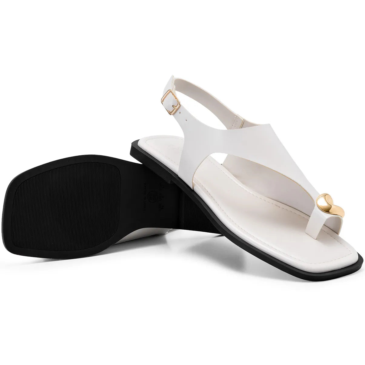 Sandália-Feminina-Rasteira-Flat-Metalizada