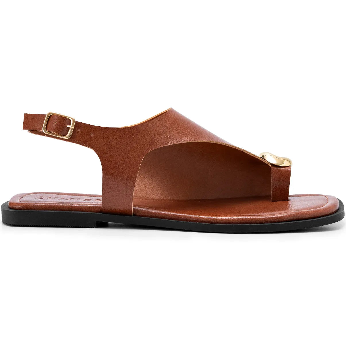 Sandália-Feminina-Rasteira-Flat-Metalizada