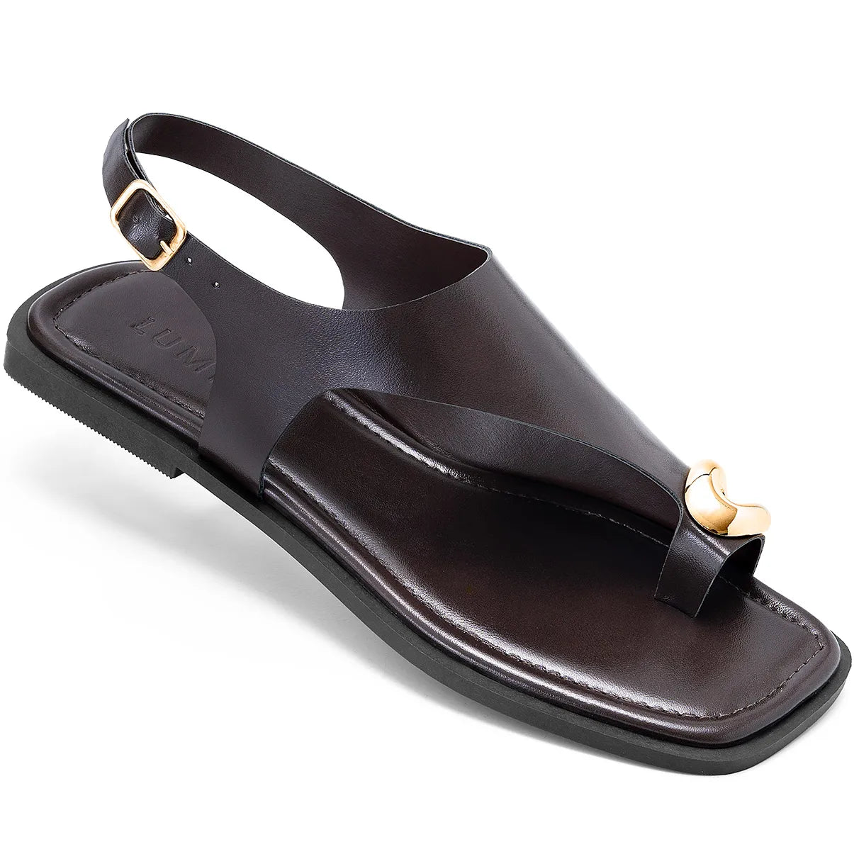 Sandália-Feminina-Rasteira-Flat-Metalizada